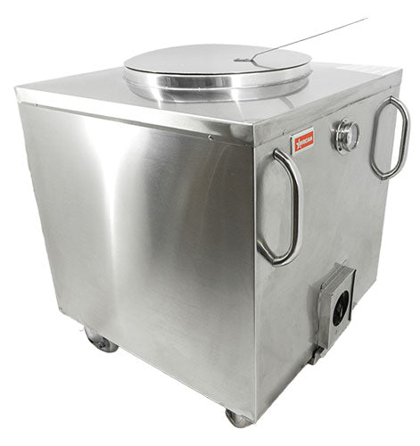 Omcan 47439 - 28" x 30" Stainless Steel Charcoal Tandoor Clay Oven
