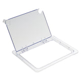 Winco SP7200H - Polycarbonate Food Pan Cover, Hinged - Half (1/2)