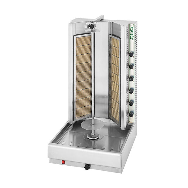 Visvardis Turbo Gas Shawarma & Gyro Machine 220 lb - DG18V N