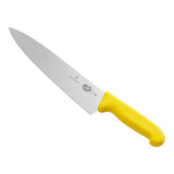 Victorinox Chef's Knife With 10" Blade, Yellow Fibrox Pro Handle