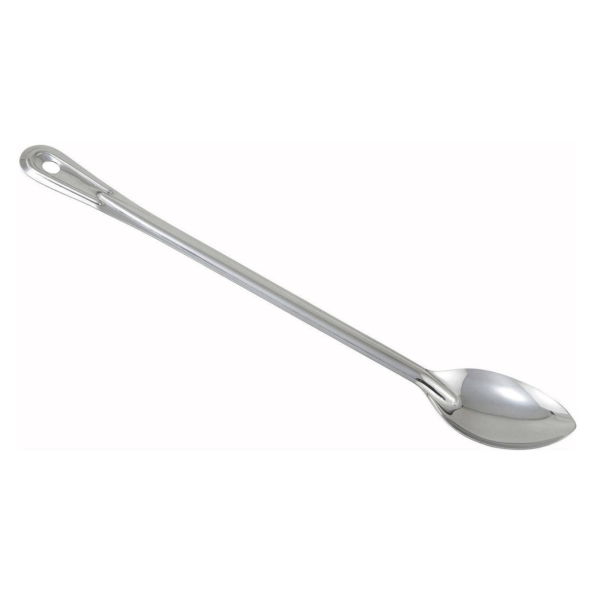 Winco BSOT-18 - Heavy-Duty Basting Spoon, Stainless Steel, 1.5mm - Solid, 18"