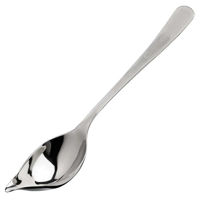 Winco SPS-TS8 - 8" Drizzling Plating Spoon with Tapered Spout