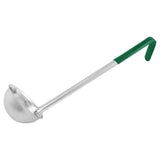 Winco LDCN-6 - Winco Prime One-piece S/S 6oz Ladle, Green, NSF