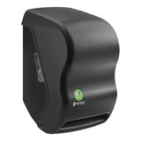 San Jamar T1300REBK Classic ecoLogic Tear-N-Dry Black Roll Towel Dispenser