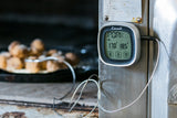 San Jamar Touch Screen Thermometer & Timer - Black
