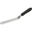 Winco TKPO-7 - Spatula with Offset, Black Polypropylene Handle - 6-1/2" x 1-15/16"