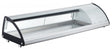 Omcan 43225 - 58" Refrigerated Sushi Showcase with Curved Glass, 2.93 cu.ft. (83 L), White