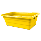 Omcan Yellow Stackable Meat Lug / Tote Box 25″ x 16″ x 8-1/2″ NSF