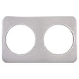 Winco ADP-808 - Adaptor Plate, Two 8-3/8" Holes, Stainless Steel