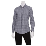 Chef Works W500-BWK-S - Women's Gingham Dress Shirt, Small