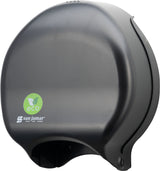 San Jamar ecoLogic JBT Single 9 in Jumbo Bath Tissue Dispenser - Black