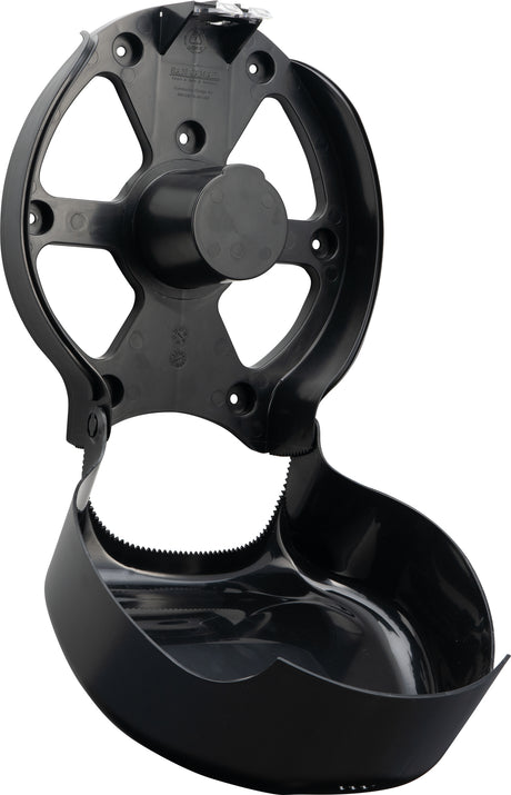 San Jamar ecoLogic JBT Single 9 in Jumbo Bath Tissue Dispenser - Black