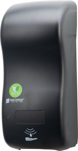 San Jamar Rely ecoLogic Hybrid Electronic Soap Dispenser, Liquid & Lotion 900 mL - Black