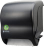 San Jamar Element ecoLogic Lever Roll Towel Dispenser, All Core Sizes - Black