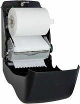 San Jamar Simplicity ecoLogic Essence Mechanical Hands-Free Towel Dispenser - Black