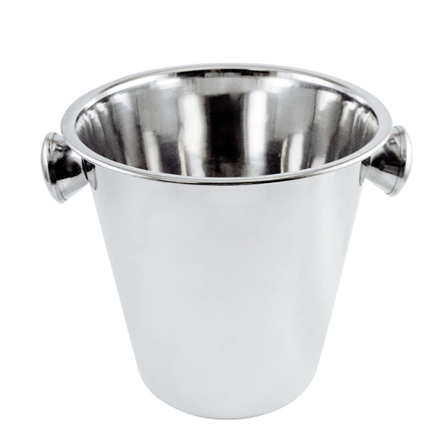 Omcan 80834 - 4 qt Stainless Steel Wine Bucket with Knob Handle