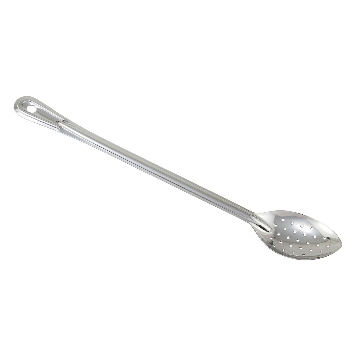 Winco BSPT-18 - Heavy-Duty Basting Spoon, Stainless Steel, 1.5mm - Perforated, 18"