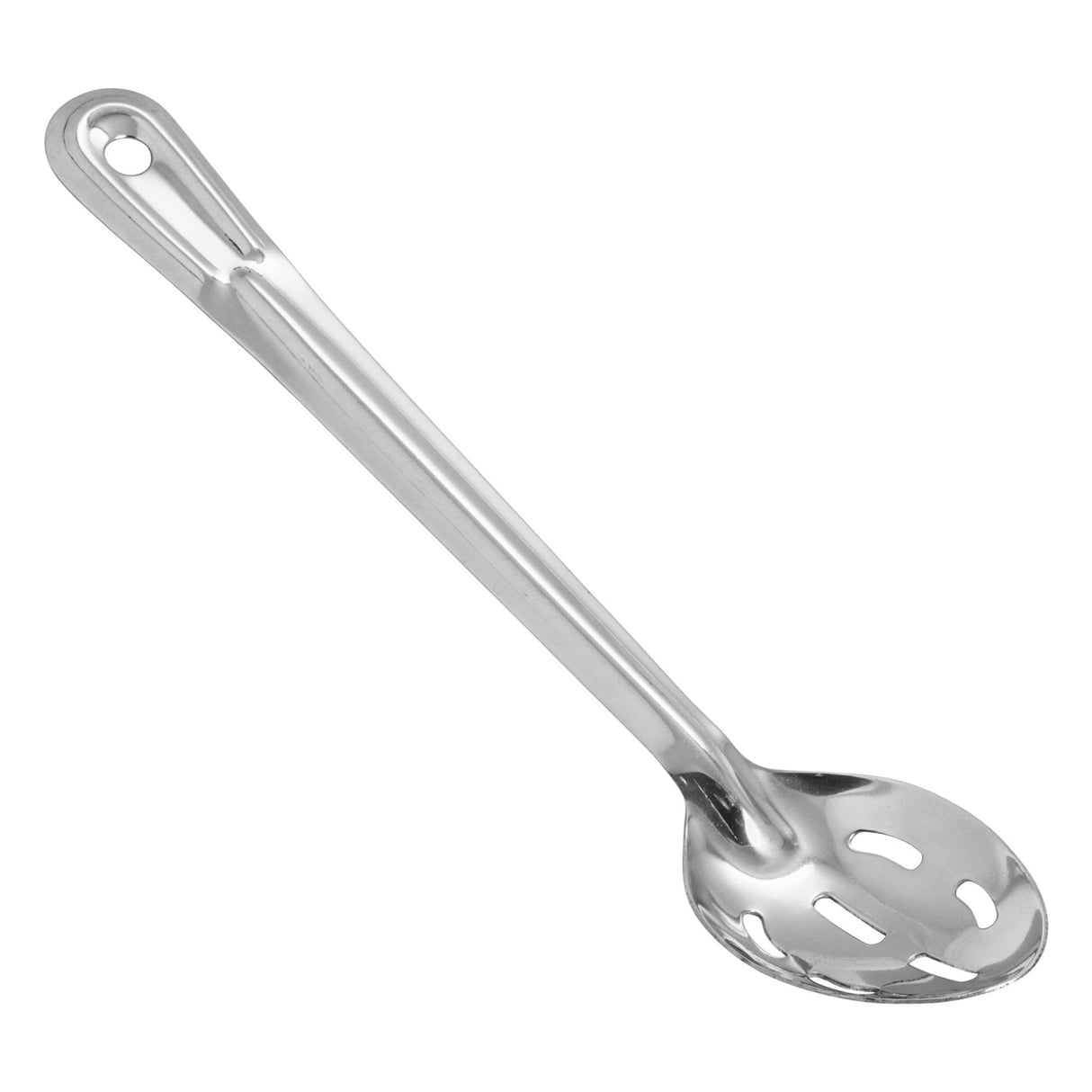 Winco BSST-13 - Basting Spoon, Stainless Steel, 1.2mm - Slotted, 13"