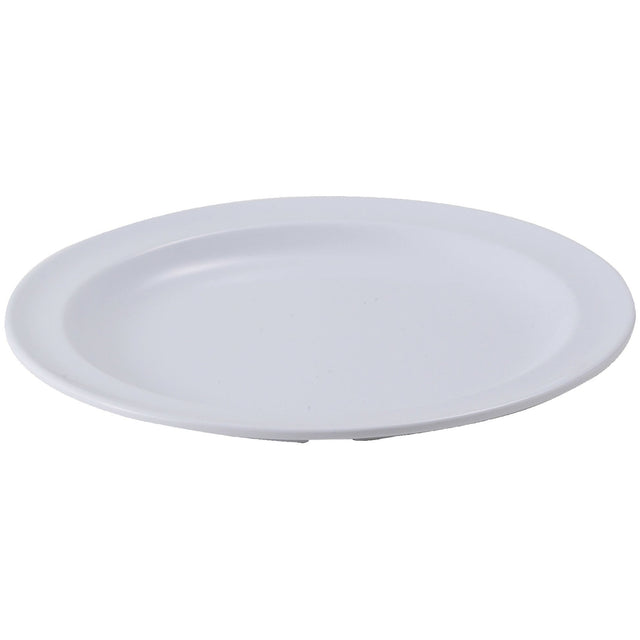 Winco MMPR-10W - Melamine 5" Round Plates - White