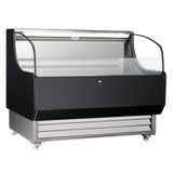 Omcan 52" Grab-and-Go Open Refrigerated Floor Self-Serve Display Case with 13.07 cu.ft. Capacity