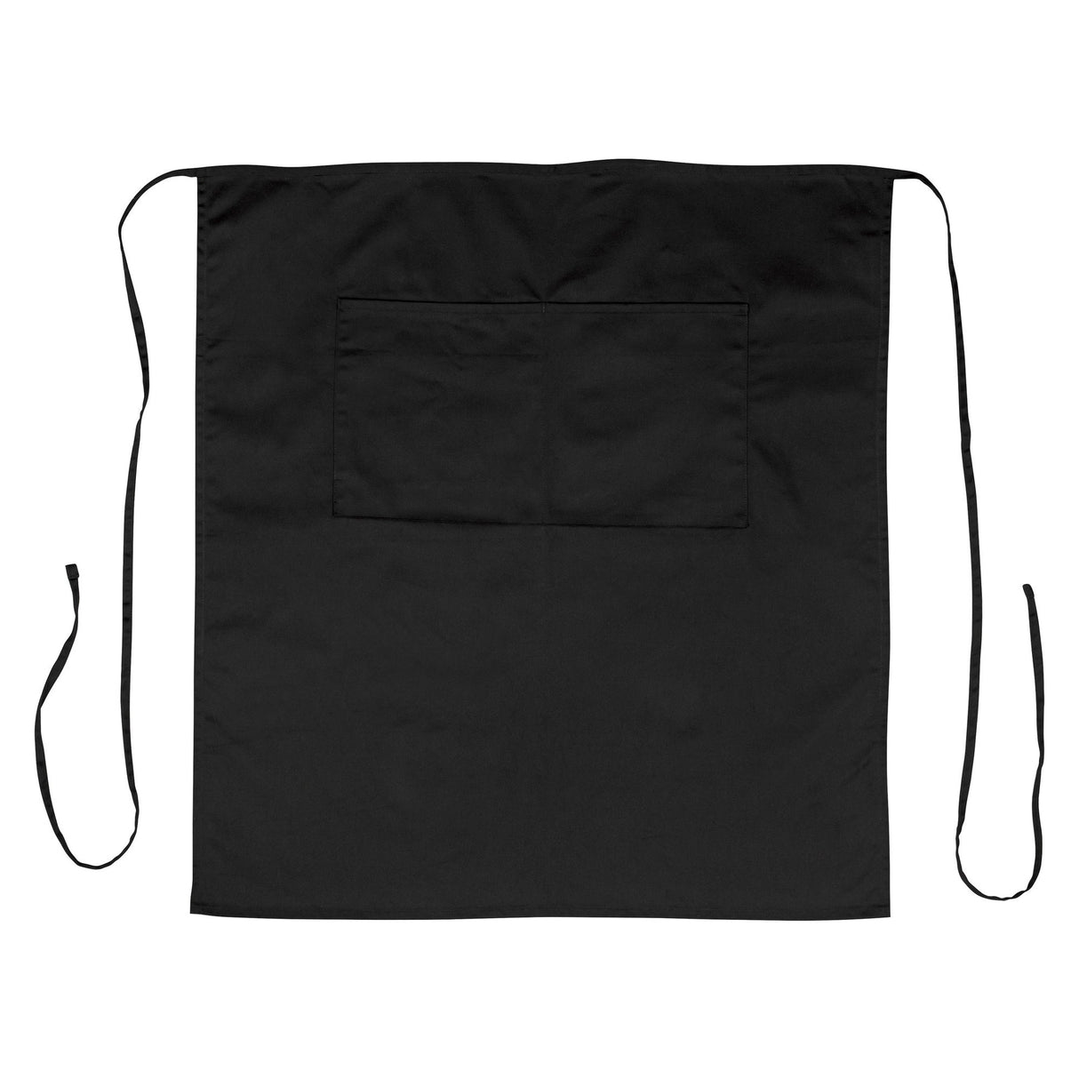 Winco WA-3129BK - Bistro Full Length Apron - Black