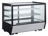 Omcan 35″ Square Glass Countertop Refrigerated Showcase 160 Liter (5.65 cu.ft.)
