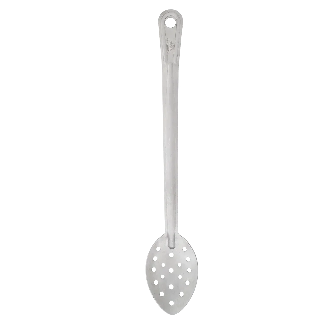 Browne 4776 Renaissance Perforated Basting Spoon, 15 in, Stainless Steel - product image