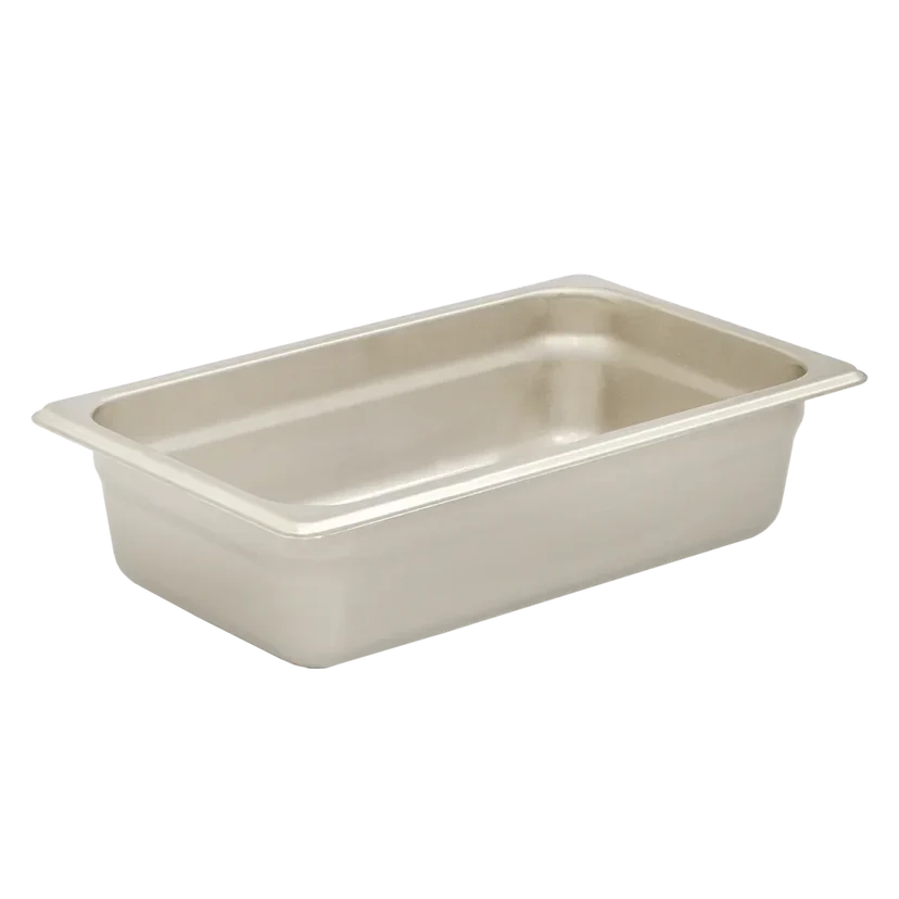 Browne Steam Pan Anti-jam Steam Pan, 1/4 Size, 2-1/2", 24 Ga S/S