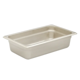 Browne Steam Pan Anti-jam Steam Pan, 1/4 Size, 2-1/2", 24 Ga S/S
