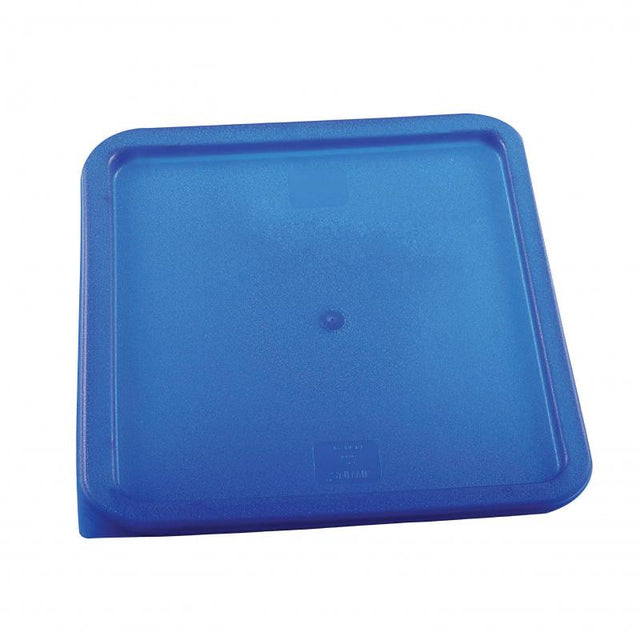 Omcan 80202 - Blue Polyethylene Lid For 12 / 18 / 22 qt Square Storage Container