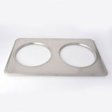 Omcan 44849 - Adapter Plates - Fit (2) 7 qt Steam Table Insets