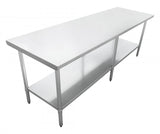 Omcan 30″ x 96″ Stainless Steel Work Table
