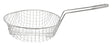 Omcan 80372 - 10" x 3" Culinary Basket Coarse Mesh