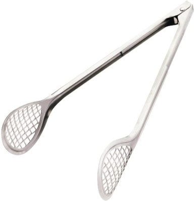 Browne 57599 Grill/Fry Tongs, 12 in, Stainless Steel - product image