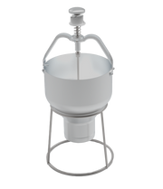 Omcan 88 oz. Aluminum Pancake / Waffle Batter Dispenser With Stand