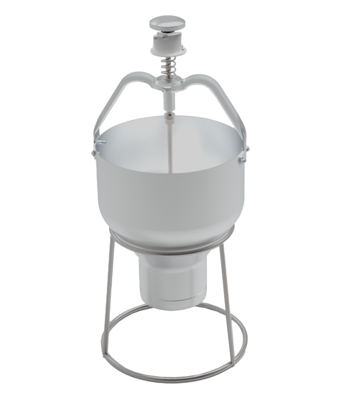 Omcan 88 oz. Aluminum Pancake / Waffle Batter Dispenser With Stand