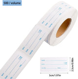 2 Rolls Freezer Labels, 1000 Removable Food Storage Stickers, 1 x 2 Inch