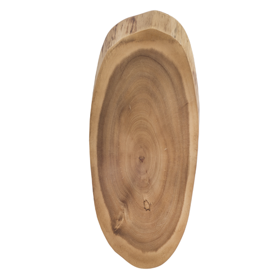 Browne 20" x 8" Acacia Wood Oval Serving Board - 57208