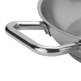 Browne 5734052 Stainless Steel Fry Pan with Helper Handle