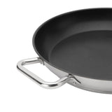 Browne 5734062 Stainless Steel Fry Pan with Helper Handle