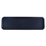 Omcan 9″ x 30″ Black ABS Plastic Food and Produce Display / Merchandising Tray - 81101