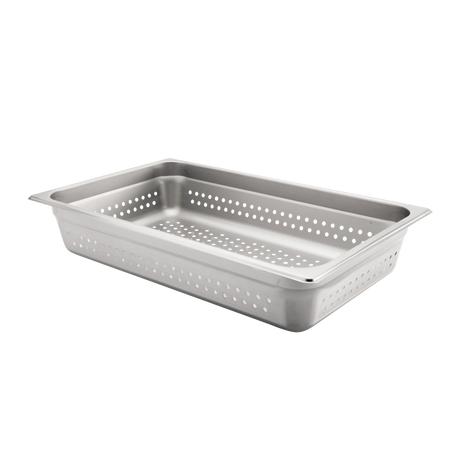 Browne 5781114 - Full Size Perforated Steam Pan, 4 in Deep