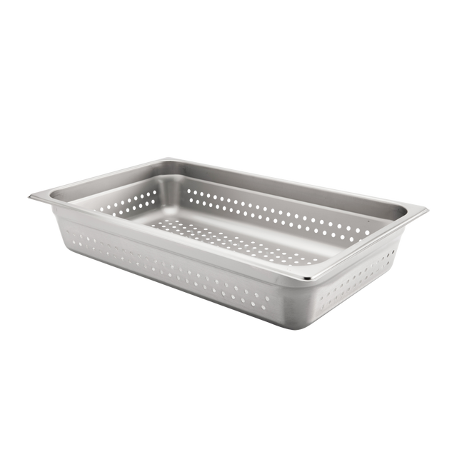 Browne 5781114 - Full Size Perforated Steam Pan, 4 in Deep