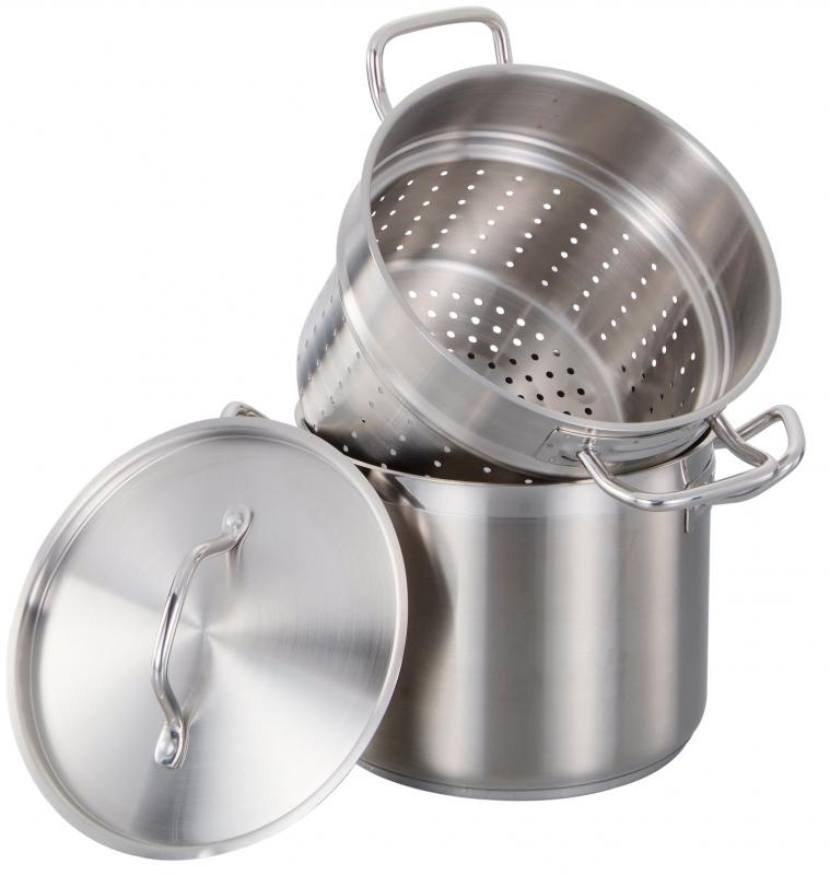 Omcan 12 QT Stainless Steel Steamer / Pasta Cooker