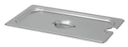 Omcan 80271 - Third-Size Slotted Stainless Steel Steam Table Pan Cover