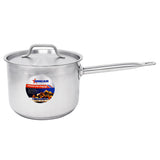 Omcan 4.5 Qt Stainless Steel Sauce Pan with Lid and Handle 80433