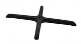 Omcan 22″ x 22″ Cross-Shaped Black Restaurant Table Base compatible for 43206 and 43509 Table Columns