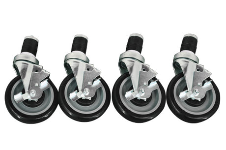 Omcan 14395 - 5" Caster with Brake for Worktables, Equipment Stands and Steam Tables