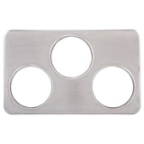 Winco ADP-666 - Adaptor Plate, Six 6-3/8" Holes, Stainless Steel