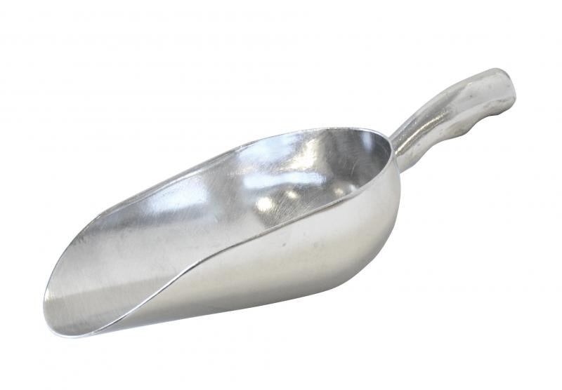 Omcan 12 oz One-Piece Aluminum Scoop with Round Bottom